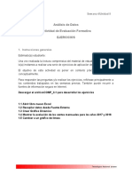 Análisis de Datos Actividad de Evaluación Formativa Ejercicios