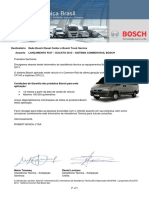 008 - Lançamento DUCATO 2013 - Sistema Common Rail Bosch