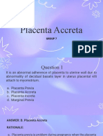 CA1 - Group 7 - Placenta Accreta