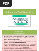 Attitude and Social Cognition