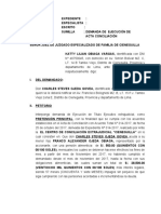 Ejecución Acta Conciliación Alimentos