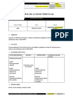 Procedimiento Control de Accesos Vehicular 23 12 22