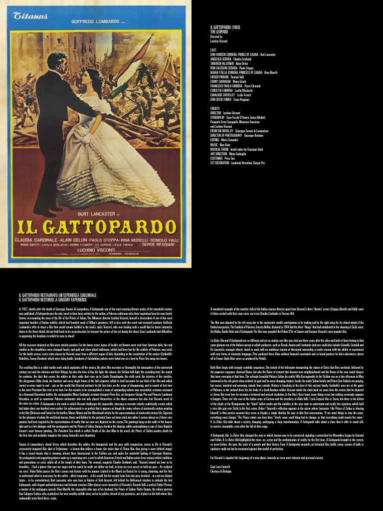 IL GATTOPARDO PDF visual data 7