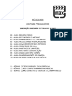 M3X método completo para apresentações e vídeos