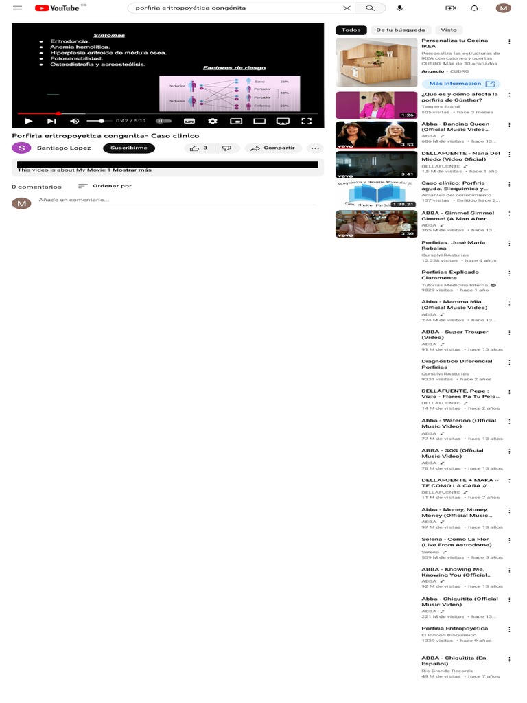 Porfiria Eritropoyetica Congenita - Caso Clinico - YouTube | PDF ...