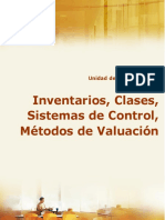 Inventarios, Clases, Sistemas de Control, Métodos de Valuación