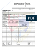 Examen Medico Direccion General Sanidad Militar: Código: PSEG104 Versión: 03 Fecha