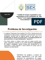 "Análisis de Riesgos Ergonómicos A Los Aparejadores en Las Actividades de "Rig Moves" en La Empresa Transportes Noroccidental CIA LTDA"