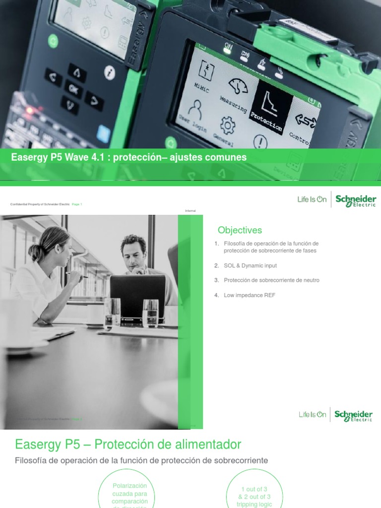 Easergy P5 - Protección de Alimentador | PDF | Ingeniería de ...