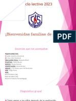 Ciclo Lectivo 2023: ¡Bienvenidas Familias de 4°A y B!