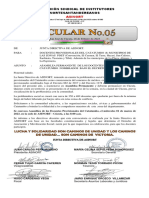 CIRCULAR No.05 - ASAMBLEA PERMANENTE DOCENTES PROVISIONALES