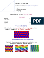 Tessellations: Project in Math 9