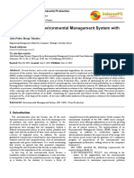 Proposal For An Environmental Management System With Clean Production