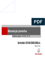 Manutenção Preventiva: Schindler S3100/3300/5300LA