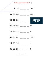 Series Decrecientes 2 A 5: Matemáticas Gratis Com - Ficha: 2.735.064