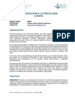 Plan de Estudio Psicología