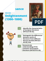 Renaissance and Enlightenment (1300-1800) : Lesson 2