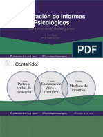 Elaboración de Informes Psicológicos: Modelos Clínico, Laboral, Educacional y Forense