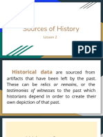L2 Sources of History