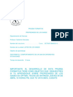 C.naturales 8°c Prueba Formativa Los Gases