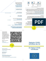 Digitales COVID-Zertifikat Der EU EU Digital COVID Certificate