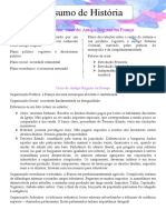 Resumo de História: Idade Moderna: Crise Do Antigo Regime Na França