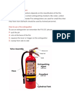 How to Use Fire Extinguishers Safely