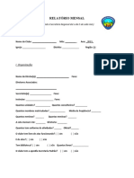 Relatório Mensal: I Organização