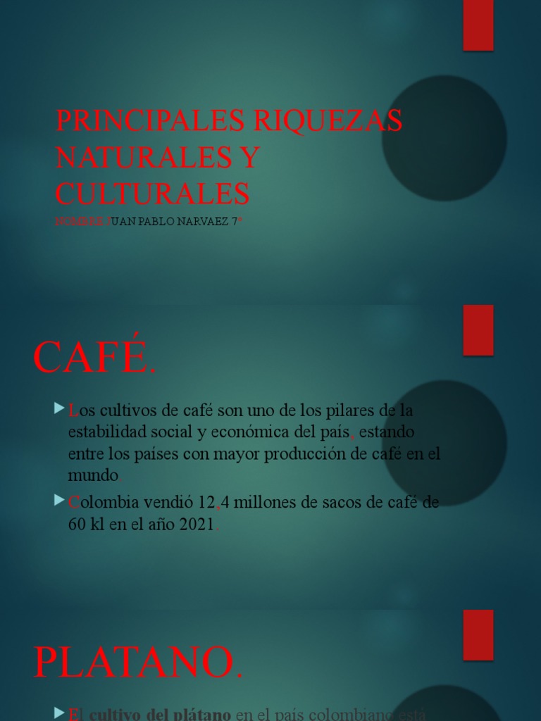 Principales Riquezas Naturales y Culturales | PDF 