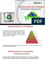 Temario 3: Gestion Integral de Los Residuos