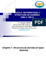 Module: Informatique 4 / Structure de Données (SMA 4/ SMI 4)