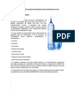Especificaciones Tecnicas de Bidon de Agua Tratada de 20 Lts