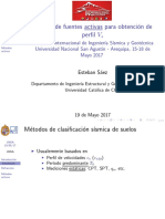 Métodos activos para obtener perfiles de velocidad del suelo