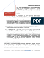 Acerca de Las Audiencias y El Trabajo Práctico A Presentar