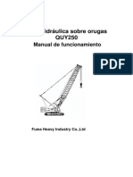 Grúa Hidráulica Sobre Orugas QUY250: Manual de Funcionamiento