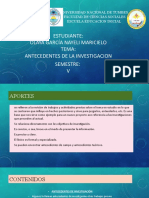 Olaya Garcia Nayeli Maricielo, Antecedentes de La Investigacion, Educ Inic, V Ciclo.