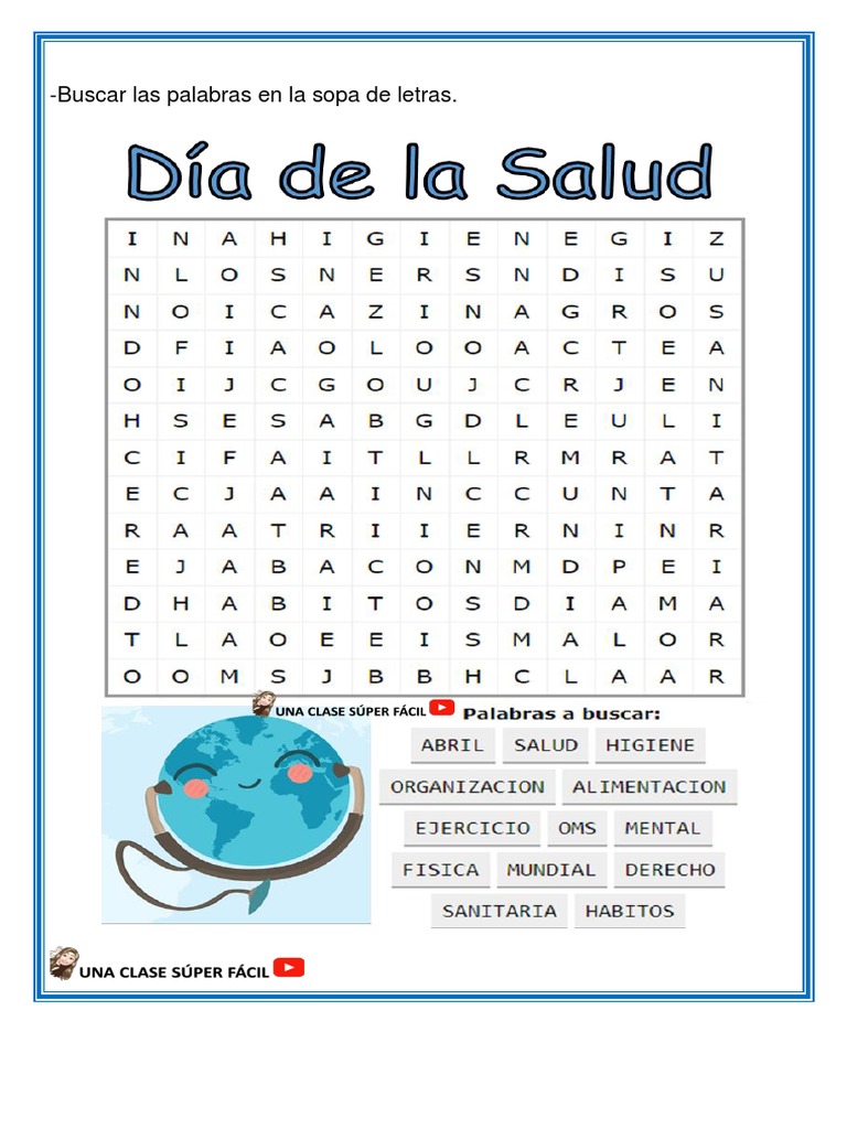 Buscar Las Palabras en La Sopa de Letras | PDF