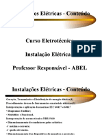 Instalações Elétricas - Conteúdo Curso Eletrotécnica