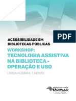 Workshop:: Tecnologia Assistiva Na Biblioteca - Operação E Uso