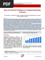 7 Role of Artificial Intelligence in Digital Marketing