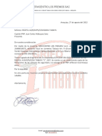 Carta Respuesta Comisaria Tiabaya Oficio N°194