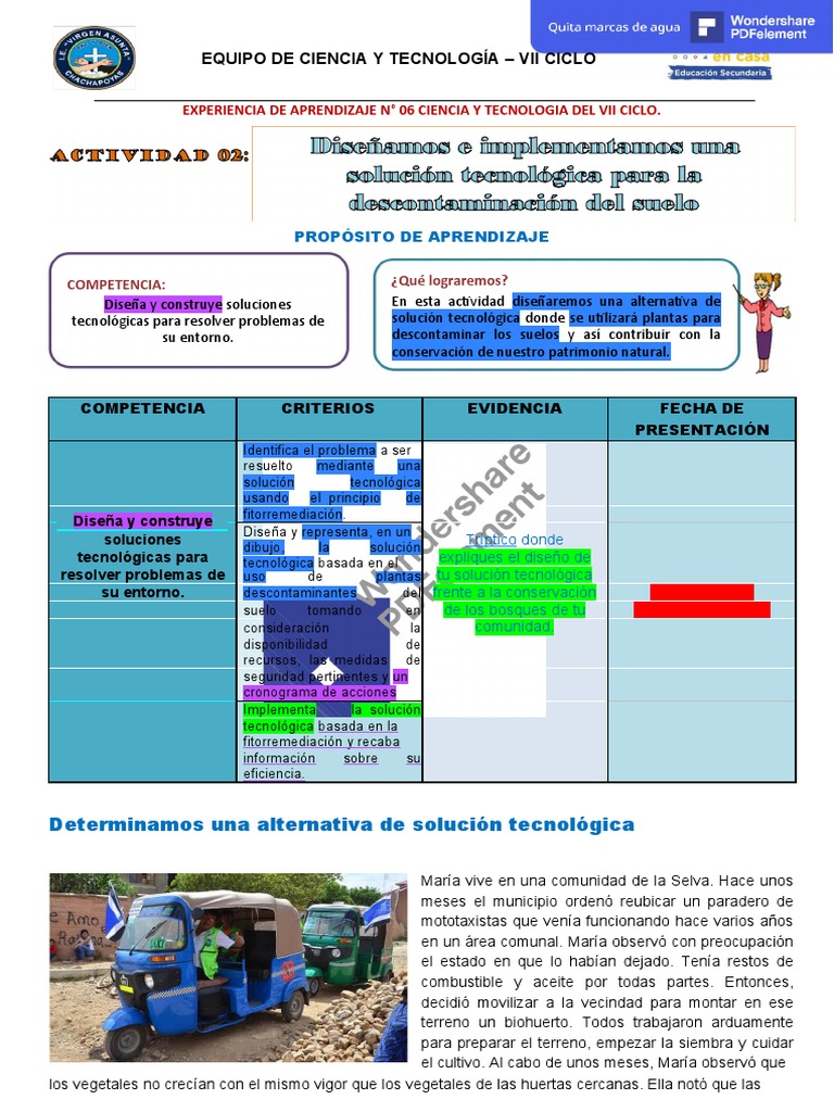 Ct-23-11-32-Act 02. Exp 06 | PDF | Plantas | Contaminación