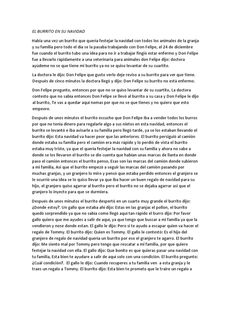 El Burrito en Su Navidad1 PDF