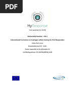 D3.1 - International Curriculum On Hydrogen Safety Training For First Responders - V7.0