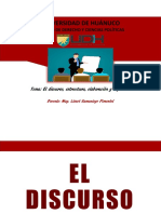 El Discurso, Elaboracion y Exposicion