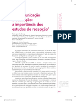 Da comunicação à educação: a importância dos estudos de recepção