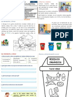 Actividad 06 de Ciencia y Tecnologia - Manejo de Residuo Solido