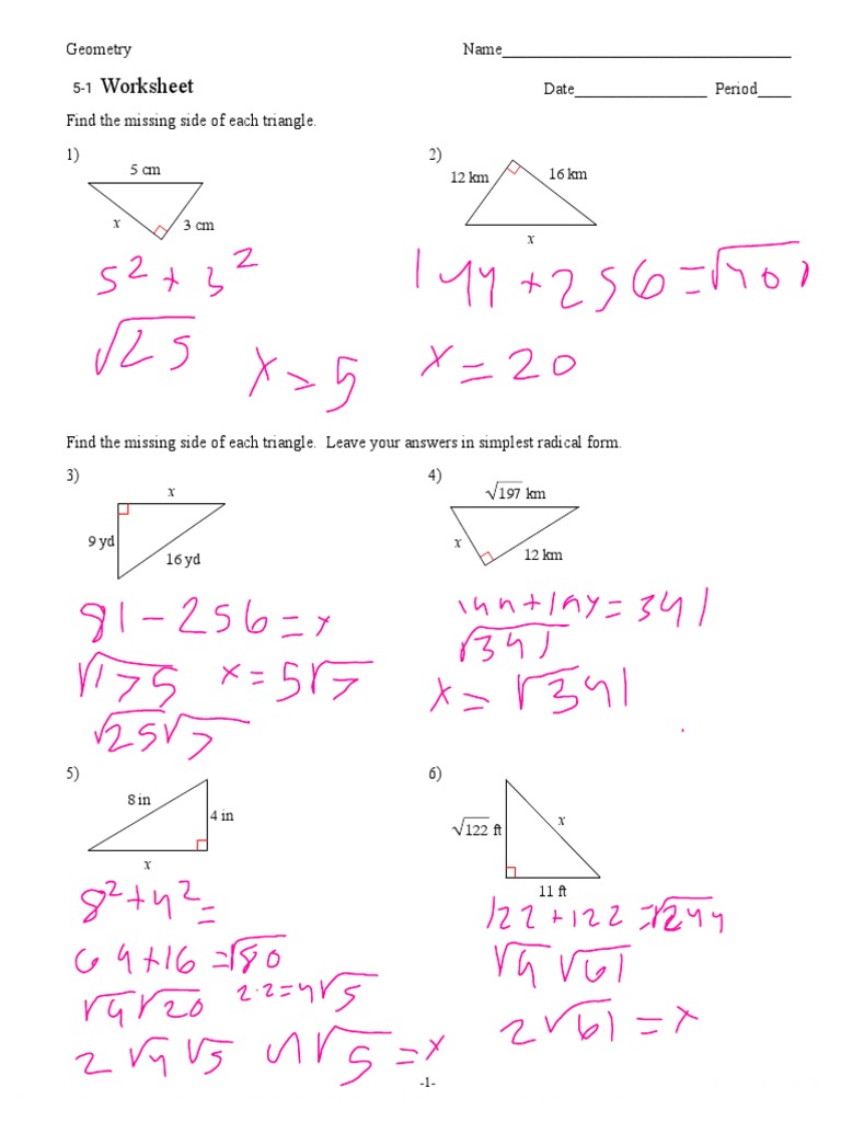 Skyler Krueger - Geo 5-1 Worksheet | PDF | Polytopes | Elementary ...
