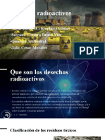 Desechos Radioactivos