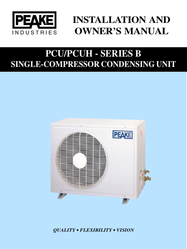 A Guide to Installing Condensing Units PDF Pipe